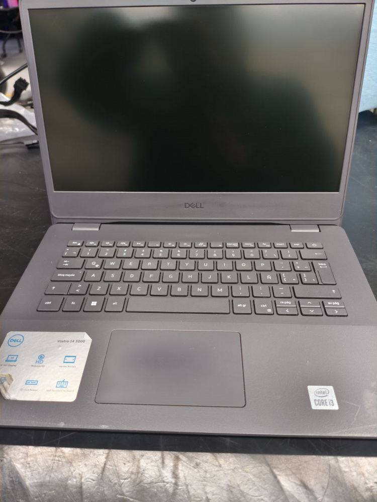 Laptop Dell Vostro 3401 14" HD, Intel Core i3-1005G1 1.20GHz, 12GB, 256GB SSD, Windows 10 Pro 64-bit, Español, Negro ― Equipo usado en oficina; solo incluye el eliminador de potencia.
