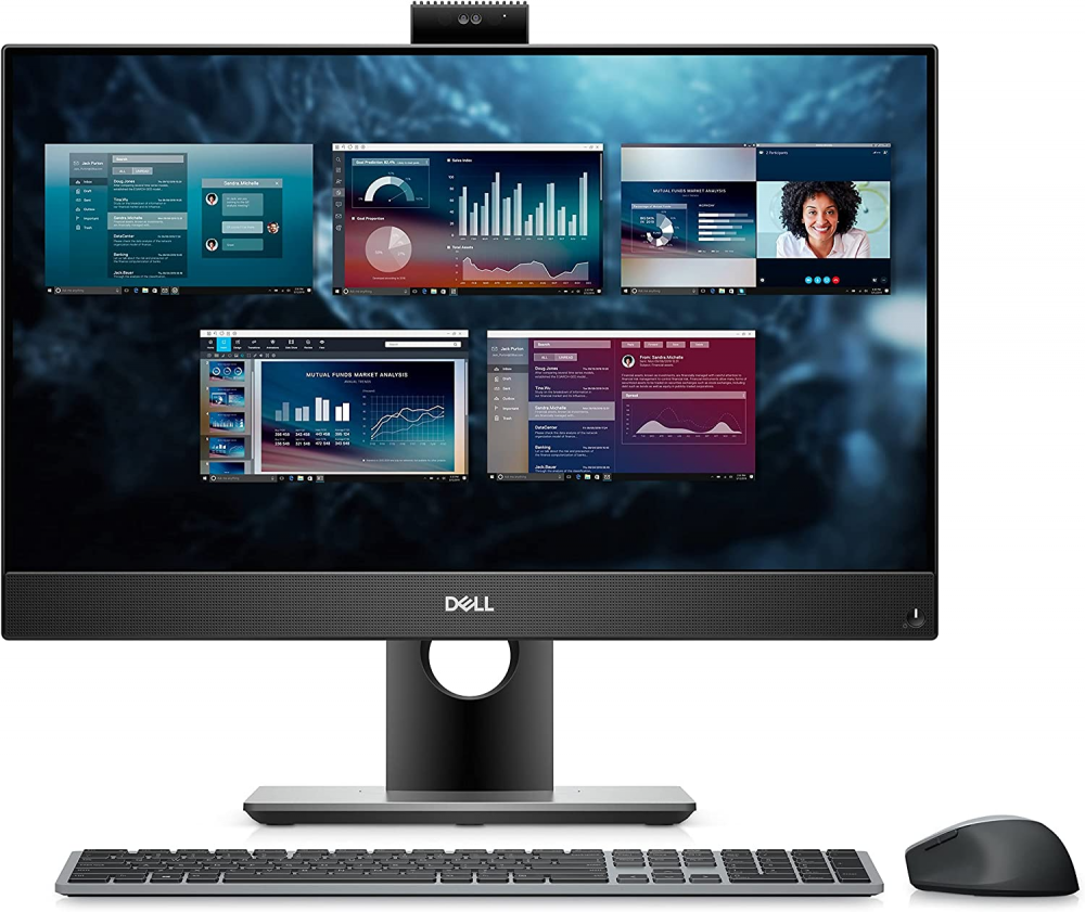 Dell OptiPlex 7490 All-in-One 23.8", Intel Core i3-10305 3.80GHz, 8GB, 256GB SSD, Windows 10 Pro 64-bits, Negro (2021) ― Garantía Limitada por 1 Año