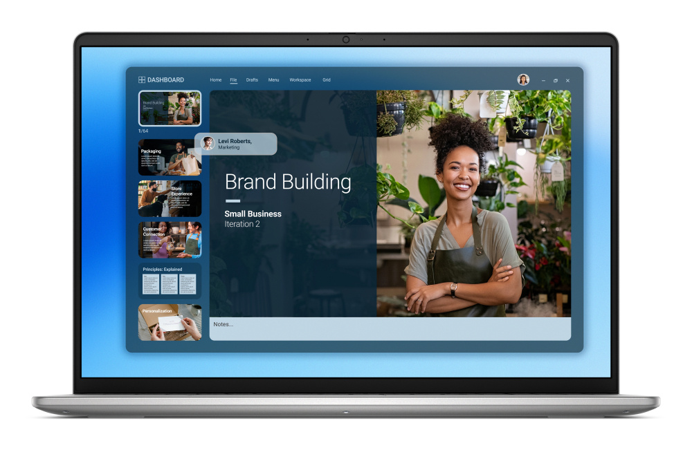 Laptop Dell DC16251, 16" 1920x1200 WUXGA Táctil, Intel Core Ultra 7 150U, 16GB, 1TB SSD, Windows 11 Home, Español