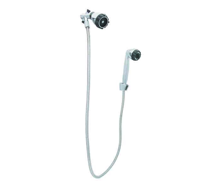 Dica Regadera Tipo Teléfono, ABS, Cromado ― Incluye Manguera y Desviador