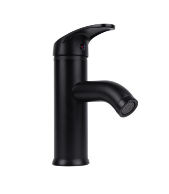 Dica Monomando para Lavabo de Baño 4434.2, 0.25 kg/cm², Negro