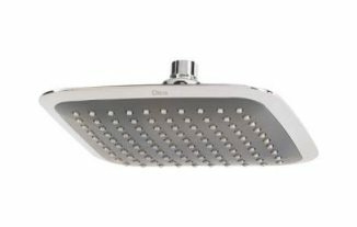 Dica Cabezal de Regadera 8" Cuadrada de ABS, Cromado ― No Incluye Brazo y Chapetón