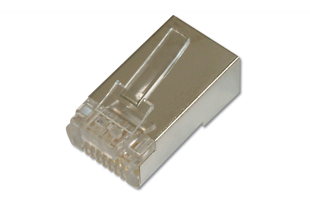 Digitus Conector Modular Cat6 RJ-45, Níquel/Transparente