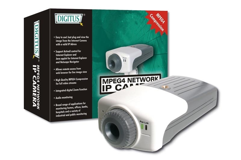 Digitus Cámara de Seguridad IP MPEG4 DN-16021, 640 x 480 Pixeles