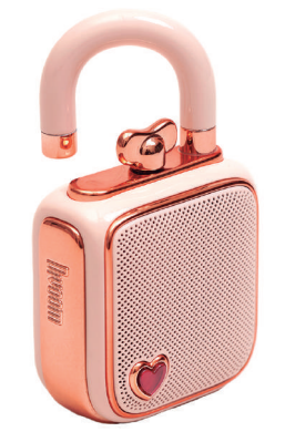 Divoom Bocina Portátil LoveLock, Bluetooth, Inalámbrico, USB-C, 5W, Rosa