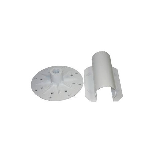 DKS Doorking Kit de Instalación para Brazo de Aluminio, Blanco