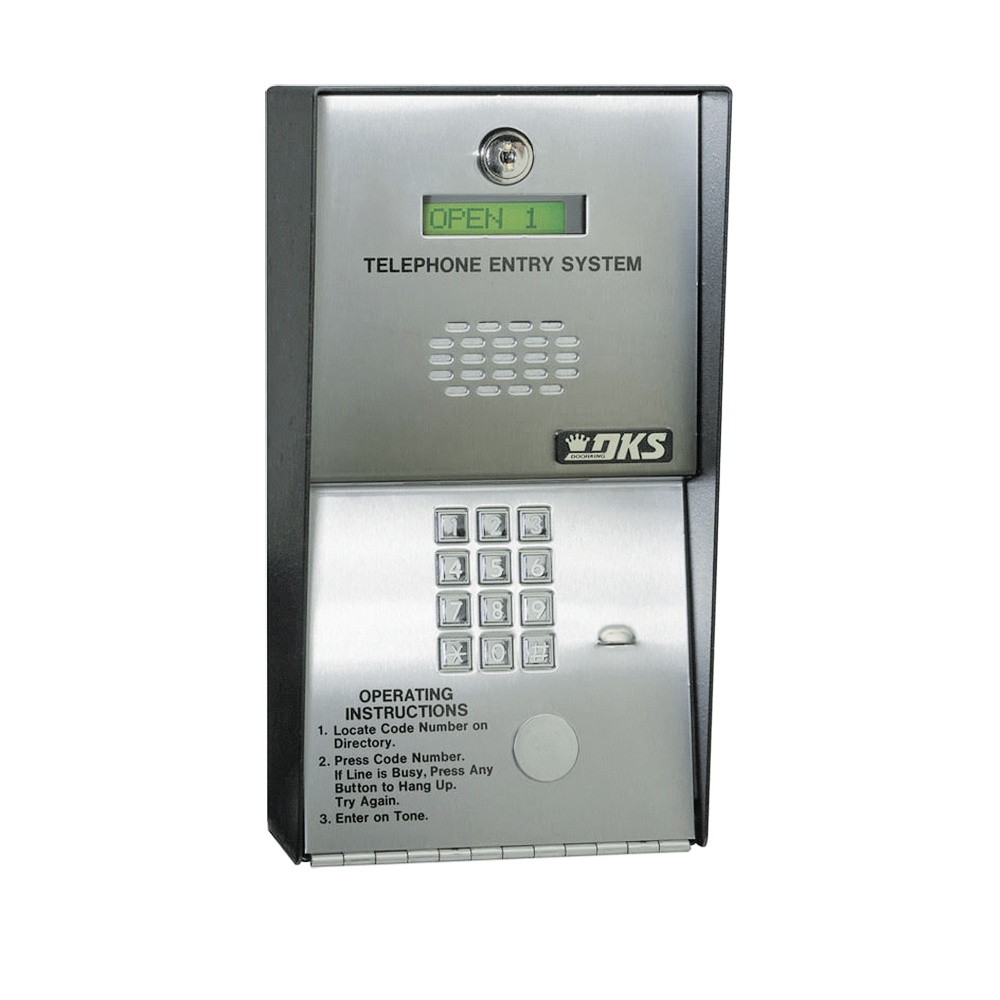 DoorKing Interfon 1802-082, Altavoz, Alámbrico, Plata