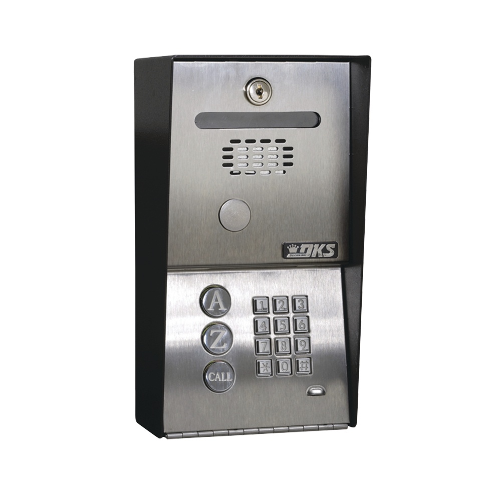 DoorKing Interfon 1802-090, Altavoz, Alámbrico, Plata