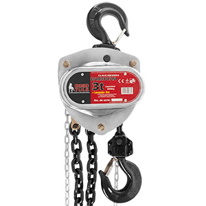 Dogotuls Polipasto HB5004, 3 Toneladas, Cadena 3 Metros, Plata