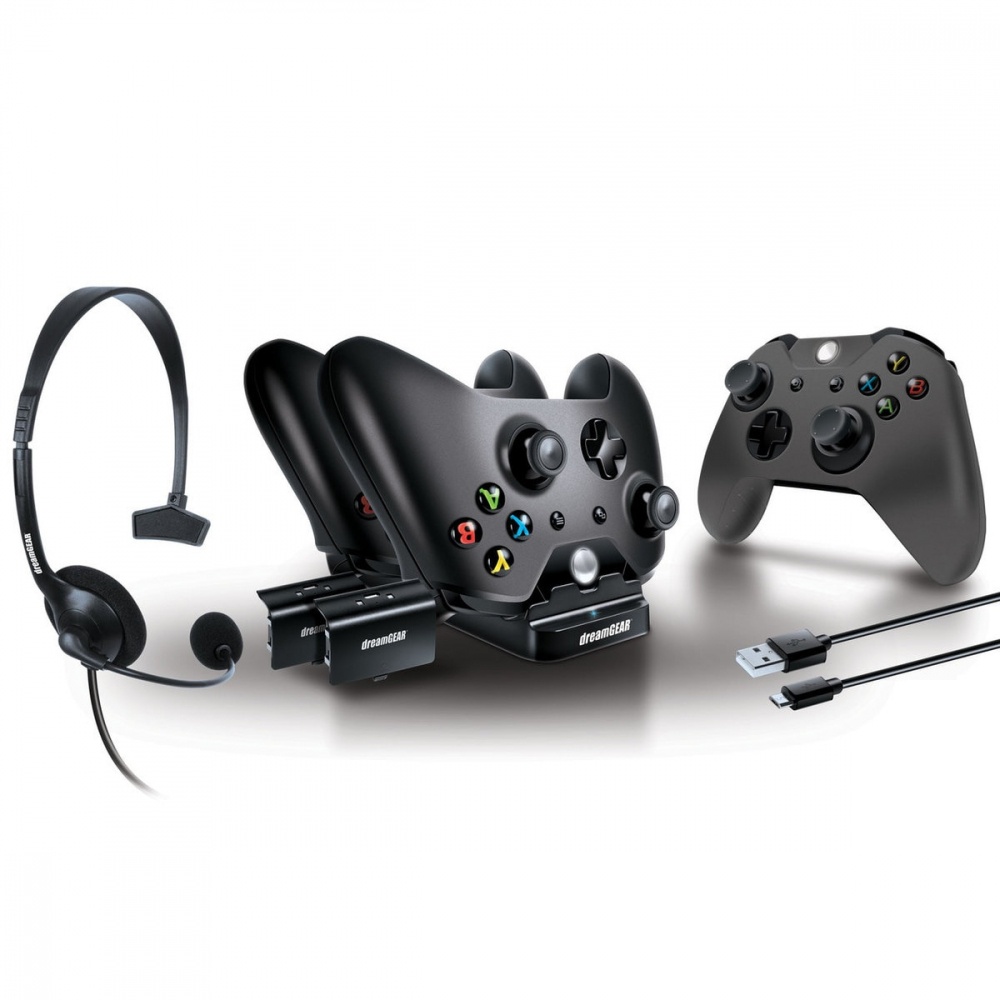 dreamGEAR Kit Gamer DGXB1-6630 para Xbox One, Negro