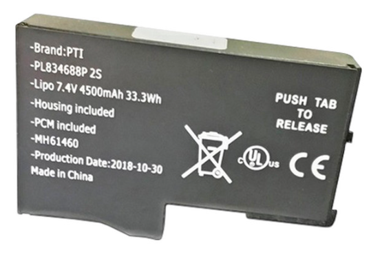 DSC Batería de Respaldo WS9BATT24, 7.4V, 4520mAh, Compatible con Paneles IOTEGA WS9XX