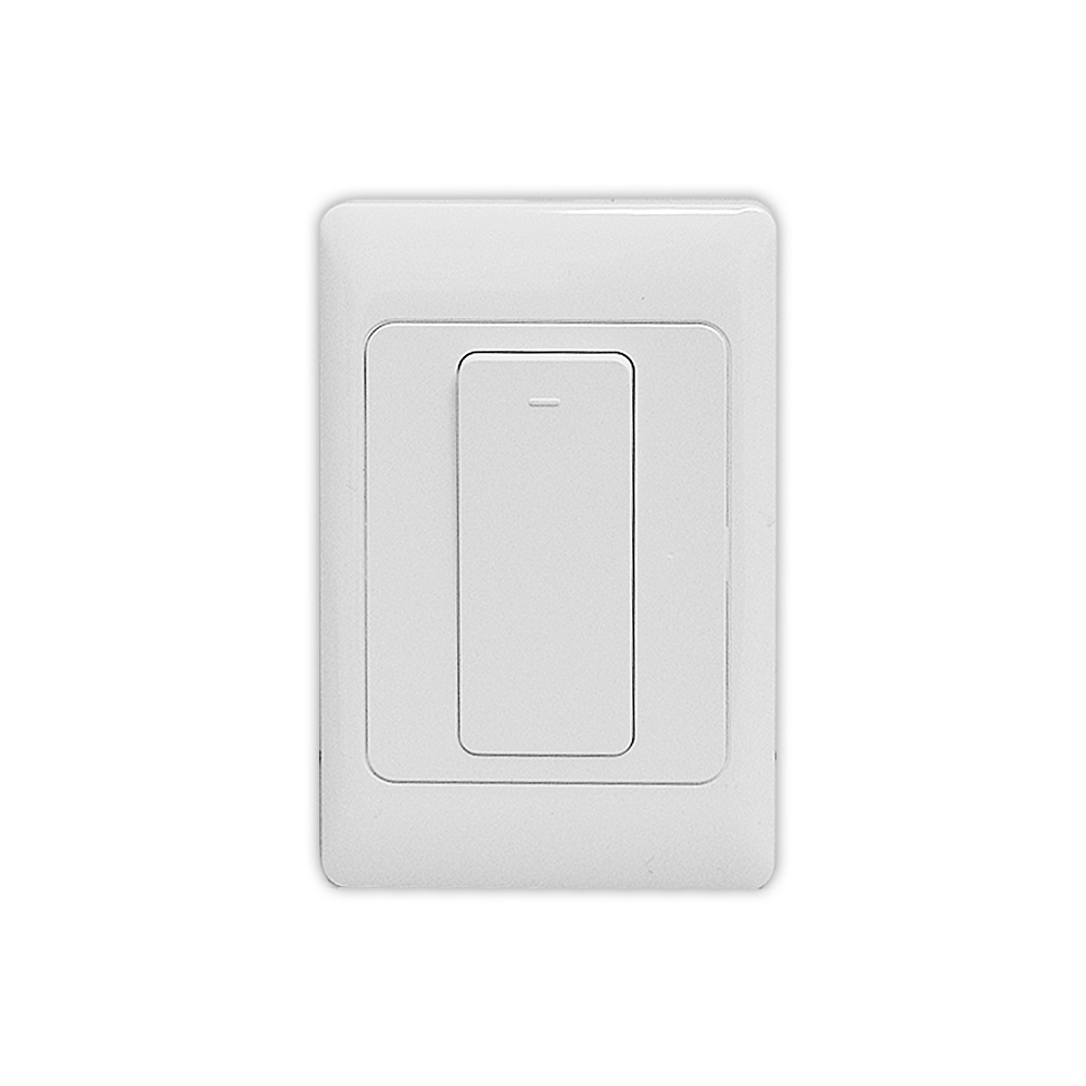 DuoSmart Interruptor de Luz Inteligente e Indicador de Estado LED A10, 1 Botón, WiFi, Blanco