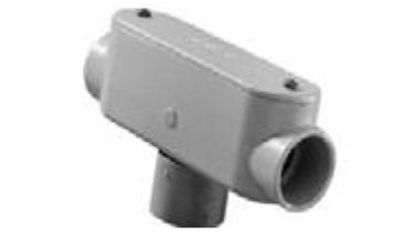 Durman Caja Condulet 9037189, 1", PVC, Gris