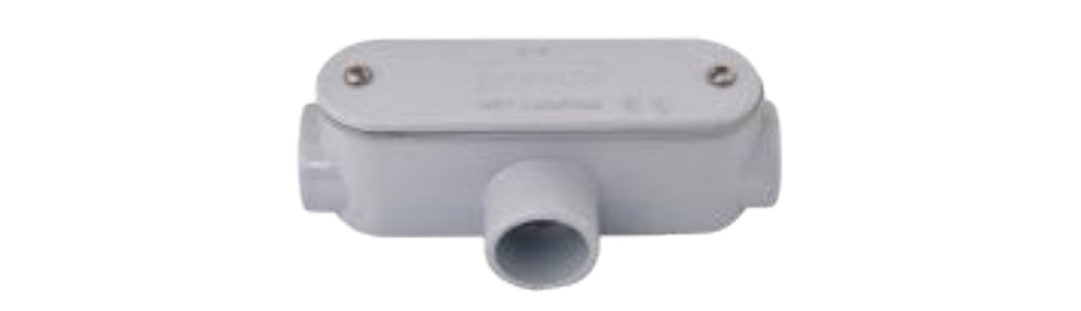 Durman Caja Condulet 9037222, 2", PVC, Gris