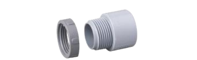 Durman Conector Conduit Kraloy 9037518, 100mm, Gris