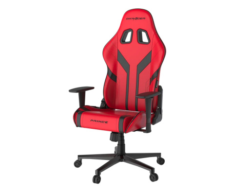 DXRacer Silla Gamer Serie P Pro, hasta 130kg, Rojo/Negro