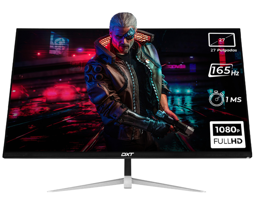 Monitor Gamer Dxt Gaming DXTFL27F LED 27", 1920x1080 Full HD, G-Sync/FreeSync, 165Hz, HDMI/DisplayPort, Negro/Gris 