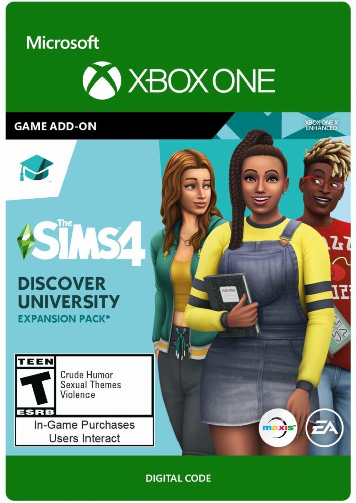 The Sims 4: Discover University, DLC, Xbox One ― Producto Digital Descargable