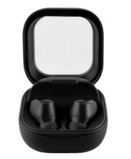 Easy Line Audífonos Intrauriculares con Micrófono True Wireless Florela, Inalámbrico, Bluetooth, Negro