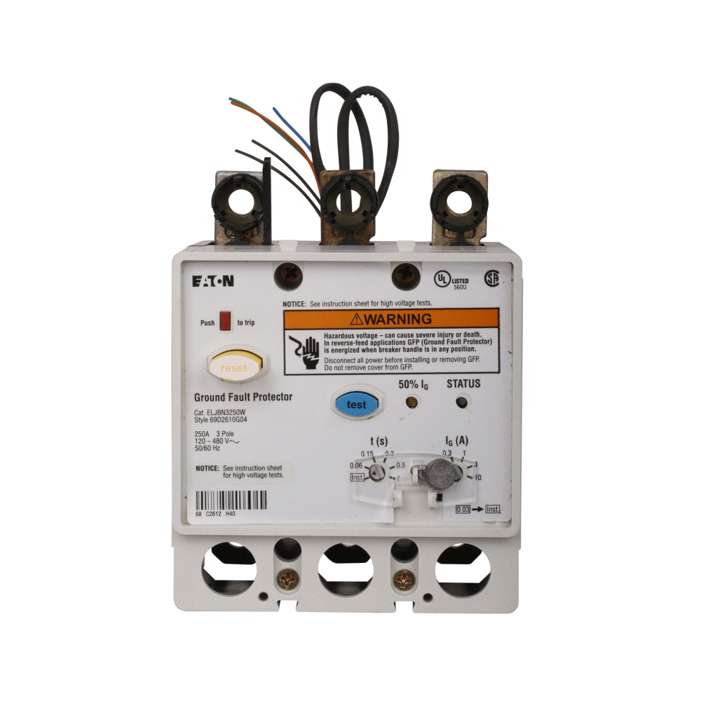 Eaton Módulo de Fugas a Tierra ELJBN3250W, 480V, 250A