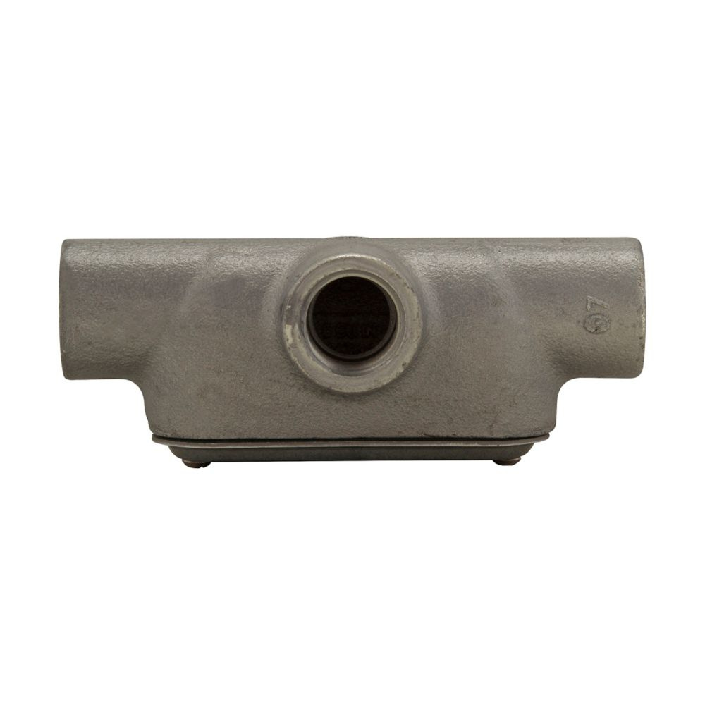 Crouse-Hinds Caja Condulet Ovalada Forma T, 1-1/2", Aluminio