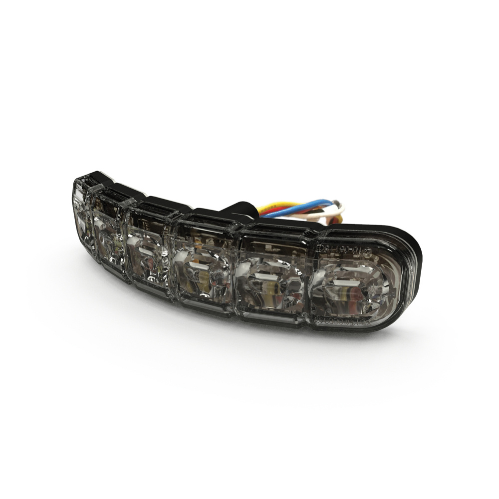 Ecco Luz Perimetral LED para Interior/Exterior ED3794RB, Azul/Rojo 