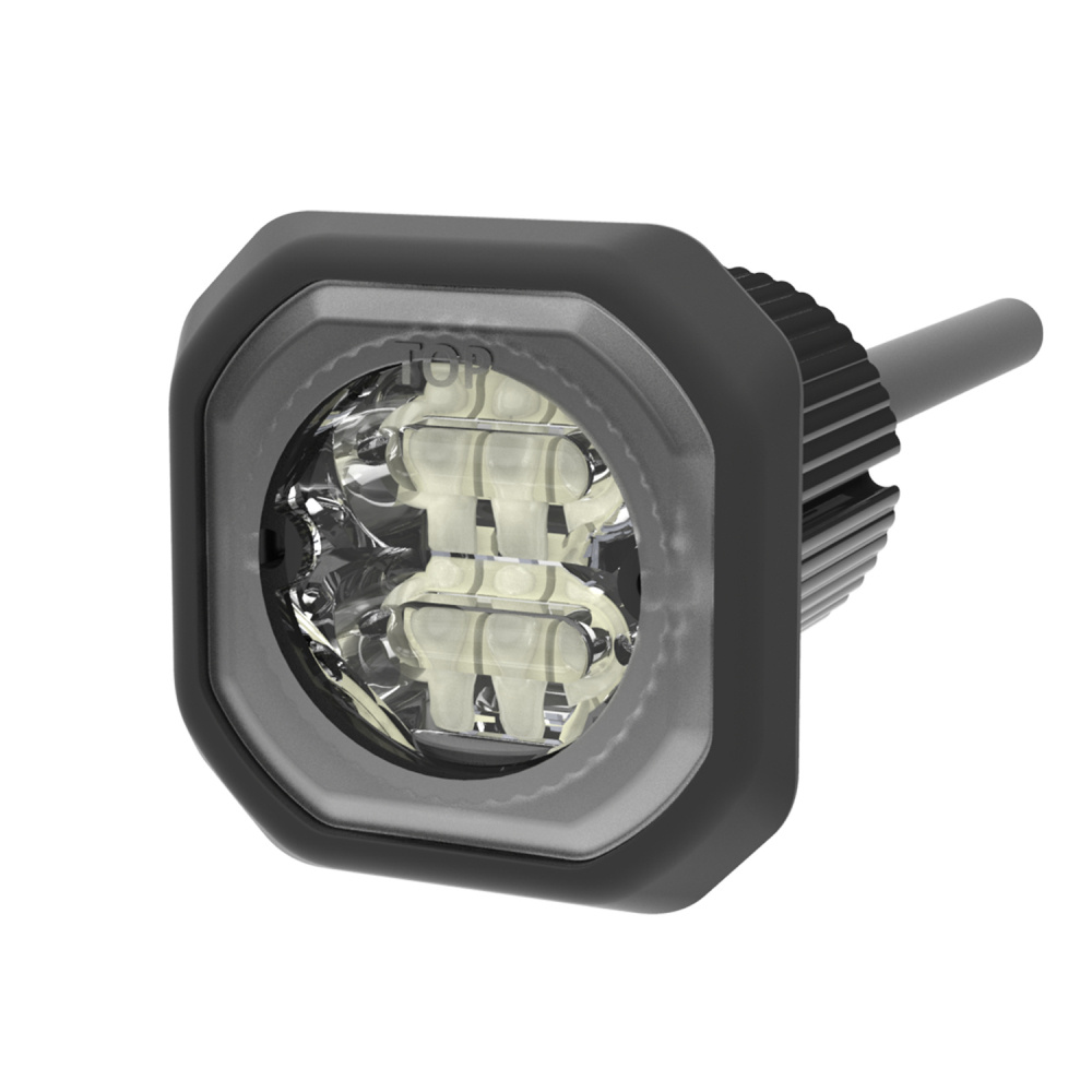Ecco Lampara Oculta LED ED9040AW, Ambar/Blanco
