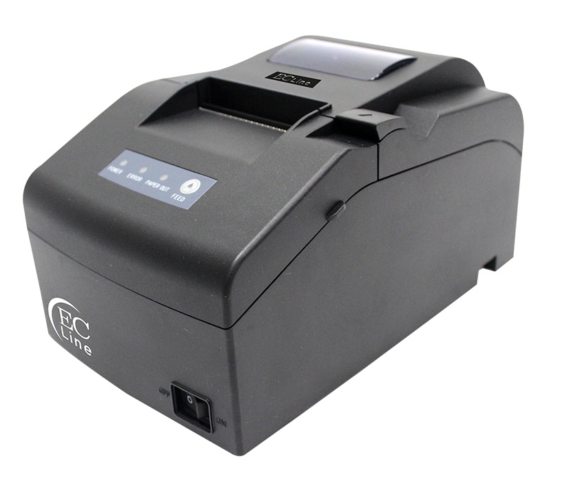 EC Line EC-PM-530, Impresora de Tickets, Matriz de Puntos, Alámbrico, Serial, USB, Negro