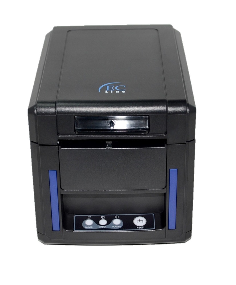 EC Line PM-80340, Impresora de Tickets, Térmica Directa, 203 x 203 DPI, USB 2.0, Negro