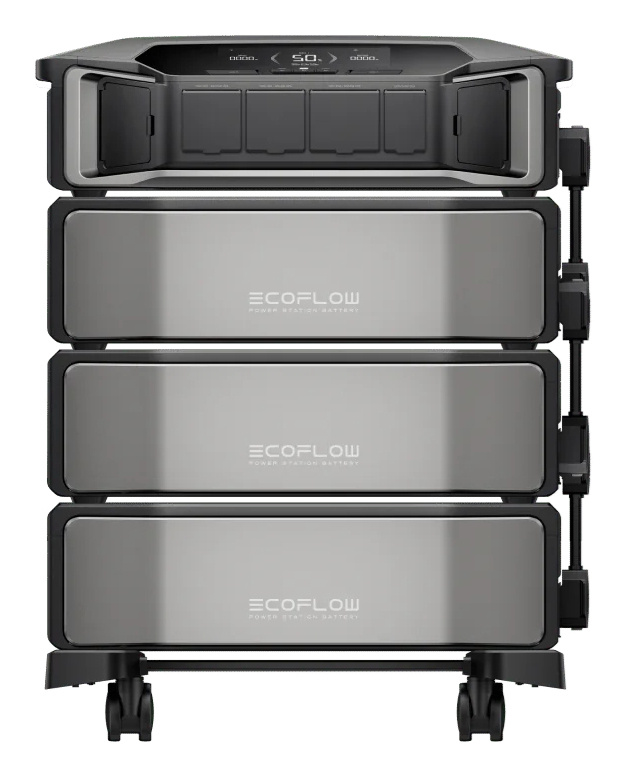 Ecoflow Estación de Carga EFDPU3BP, 7.200W, 6000 Wh, 2 x USB-A, 2 x USB-C, 6 Salidas
