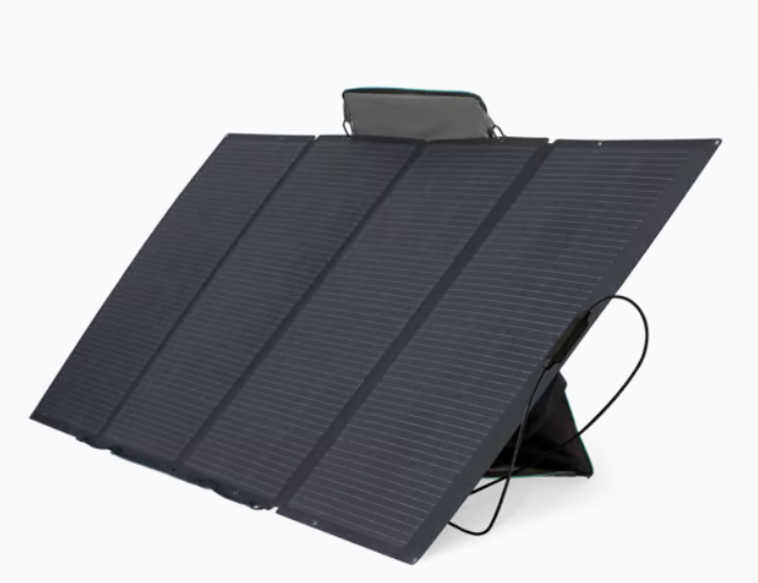 Ecoflow Panel Solar EFFOLD400LW, 48 Celdas, 48V, 400W, Silicio Monocristalino, Isc 11A