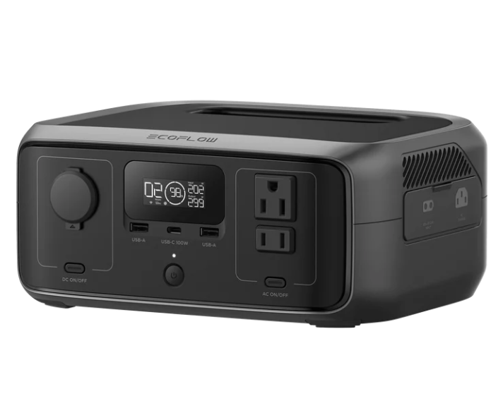 Ecoflow Estación de Carga EFR3, 550W, 245Wh, 2 x USB-A, 1 x USB-C, 2 Salidas