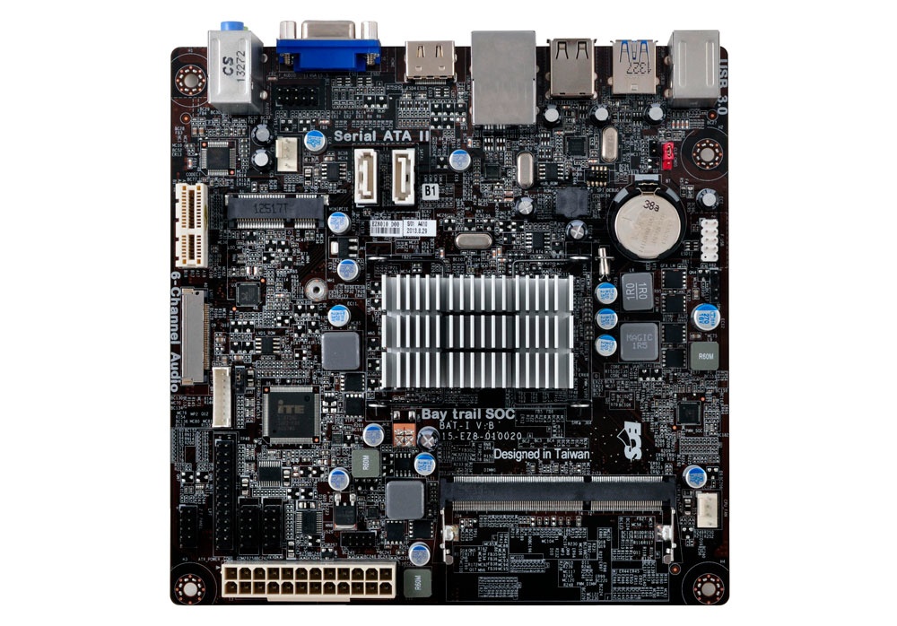 Tarjeta Madre ECS mini ITX BAT-I/J1800, BGA1170, Intel Celeron J1800 Integrada, HDMI, 8GB DDR3