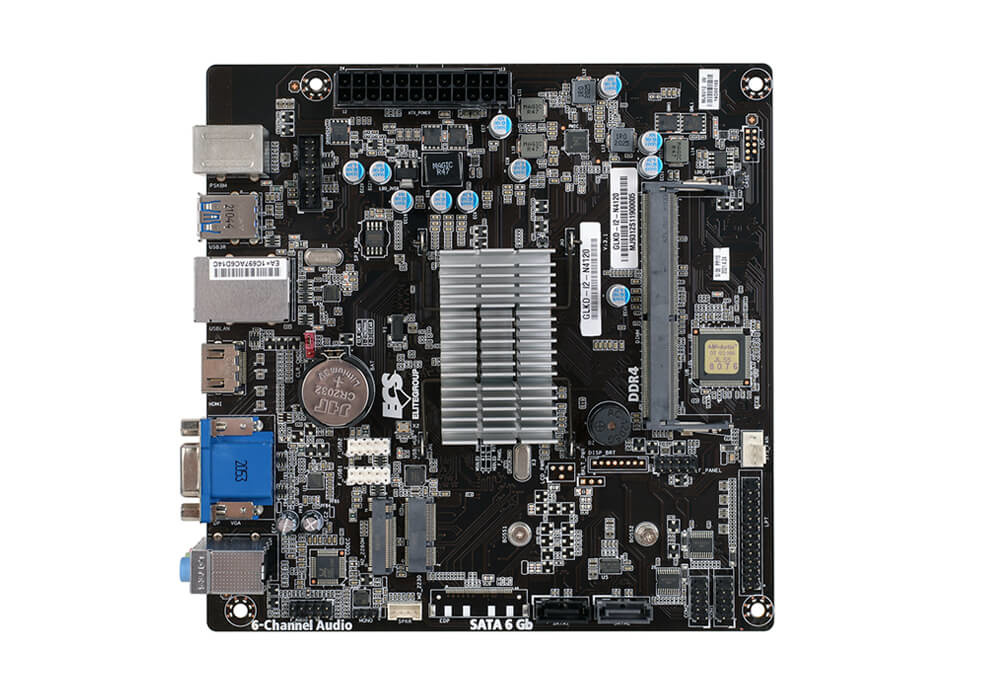 Tarjeta Madre ECS Mini-ITX GLKD-I2, S-1090, Intel Celeron N4020 Integrada, HDMI, 8GB DDR4 para Intel
