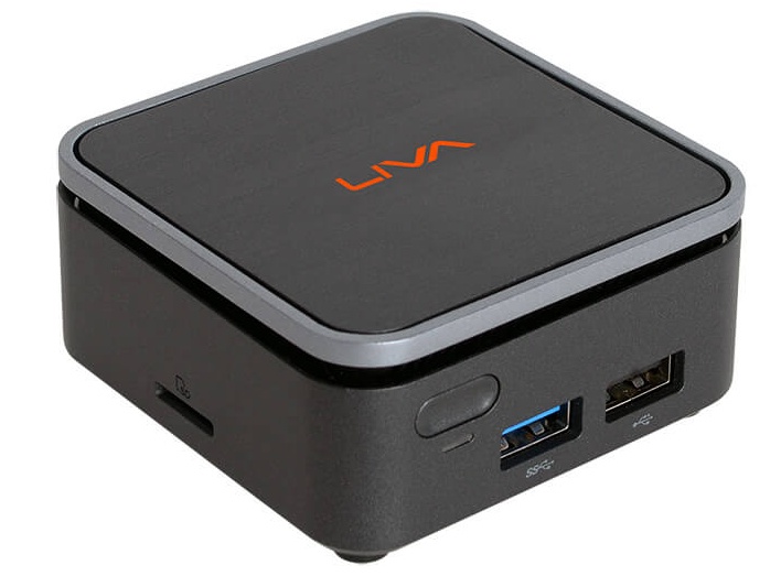 Mini PC ECS LIVA Q2, Intel Celeron N4100 1.10GHz, 4GB, 32GB eMMC, Windows 10 Home