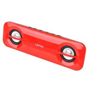 Edifier Bocina Portátil para MP3 MP15, Alámbrico, 2W RMS, USB, Rojo