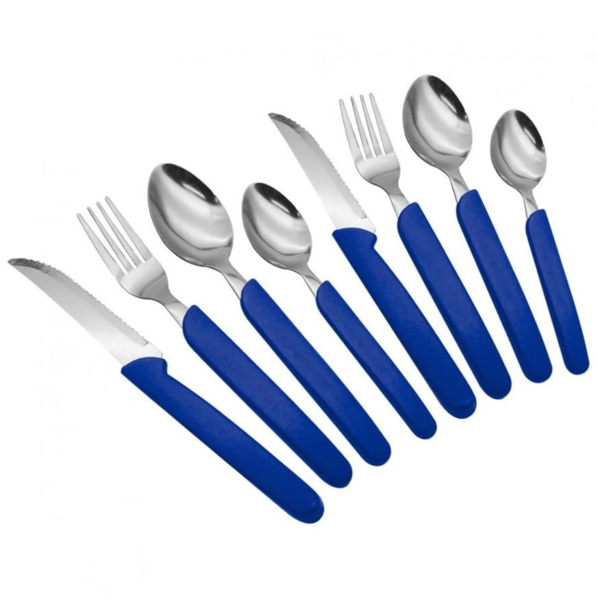 Ekco Juego de Cubiertos, 16 Piezas, Azul