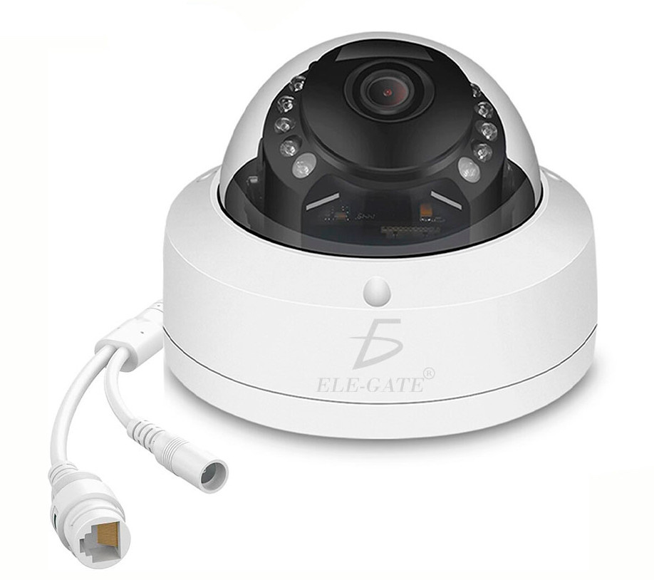 ELE-GATE Cámara de Seguridad IP Domo IR para Interiores/Exteriores WEB.55, Alámbrico, 2688 x 1520 Pixeles, Día/Noche