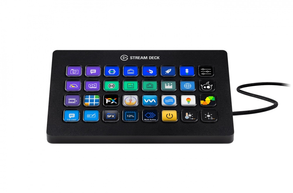 Teclado Elgato Stream Deck XL, 32 Teclas, Alámbrico, USB, Negro