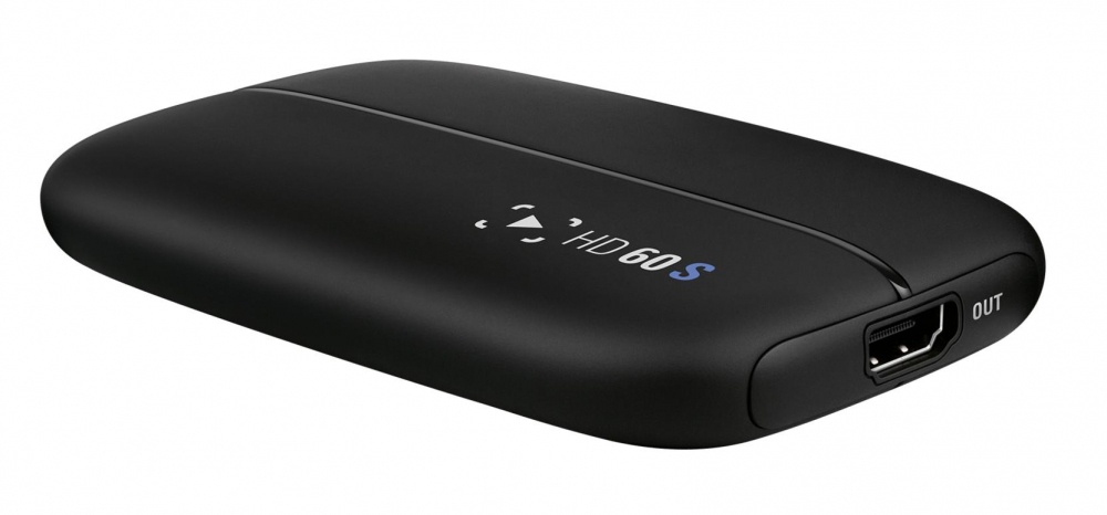 Elgato Capturadora de Video HDMI HD60 S, USB 3.1, 1080 Pixeles, Negro