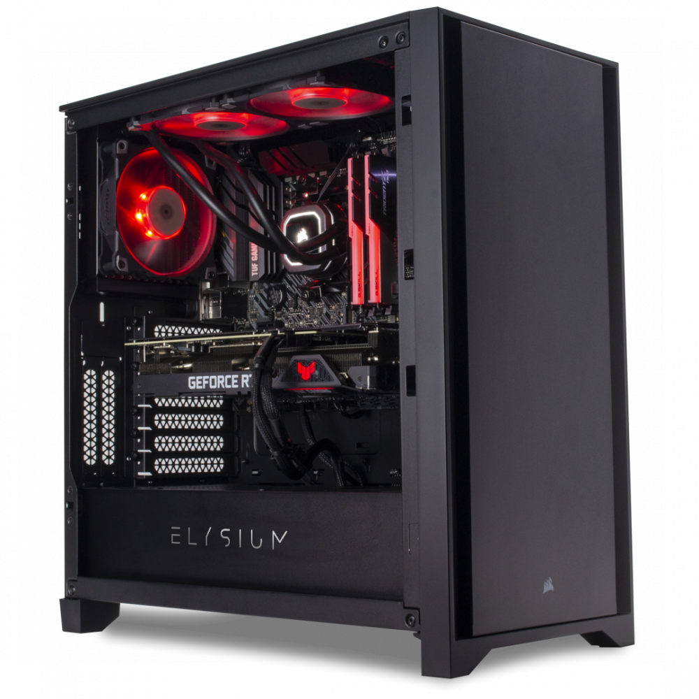 Computadora Gamer Elysium Perseus, Intel Core i5-10600K 4.10GHz, 16GB, 1TB + 250GB SSD, NVIDIA GeForce RTX 3060 Twin Edge OC, Windows 10 Pro 64-bit