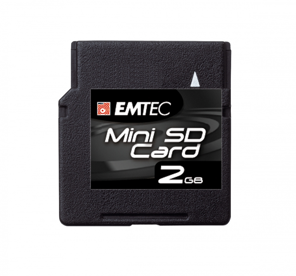 Memoria Flash Emtec, 2GB miniSD, Lectura 7 MB/s, Escritura 4 MB/s