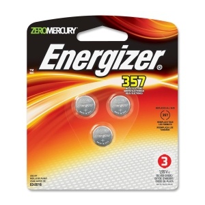 Energizer Pilas de Botón SR44 357BPZ, 1.55V, 3 Piezas
