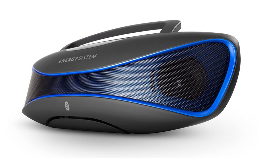 Energy Sistem Bocina Portátil Music Box BZ6, Bluetooth, Inalámbrico, 2.0, 12W RMS, Negro/Azul