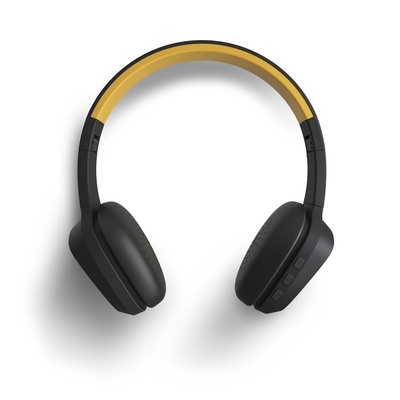 Energy Sistem Audífonos HEADPHONES 3, Bluetooth, Inalámbrico, Negro/Amarillo
