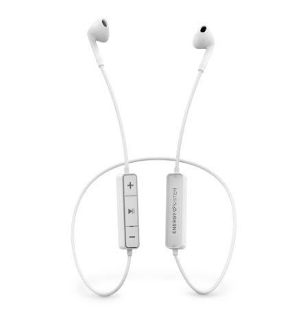 Energy Sistem Audífonos Intrauriculares con Micrófono STYLE1, Inalámbrico, Bluetooth, Blanco