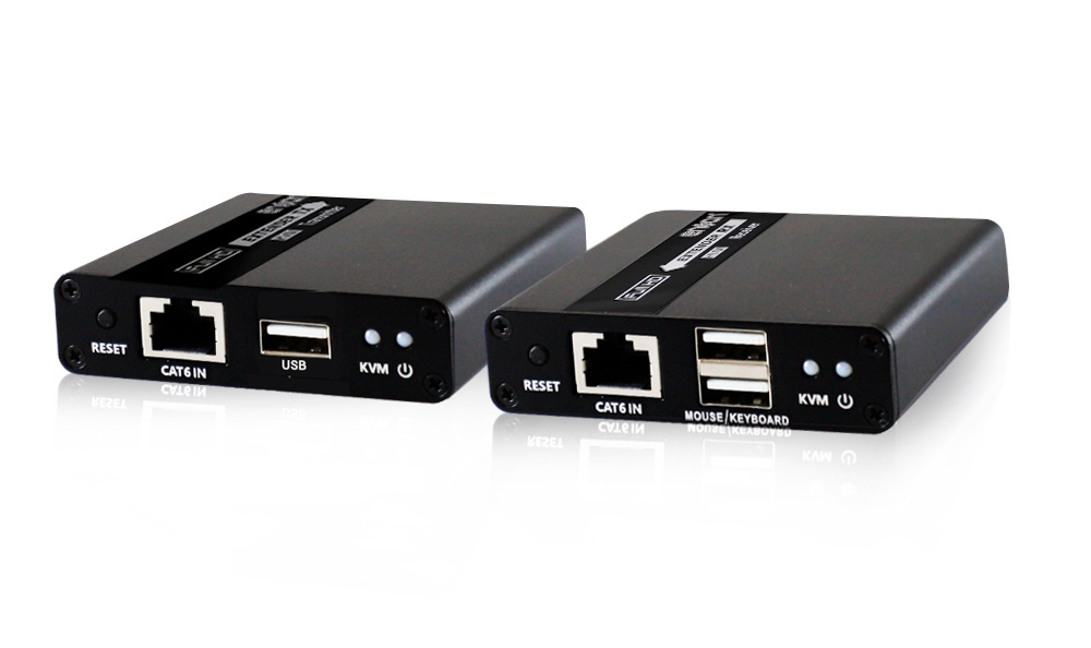 Enson Extensor de Video HDMI por Cable Cat6/Cat6a/Cat7, Alámbrico, 2x RJ-45, 70 Metros