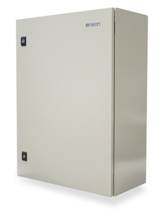 Enson Gabinete NEMA de Metal para Interior/Exterior, 700x500x250 mm Gris