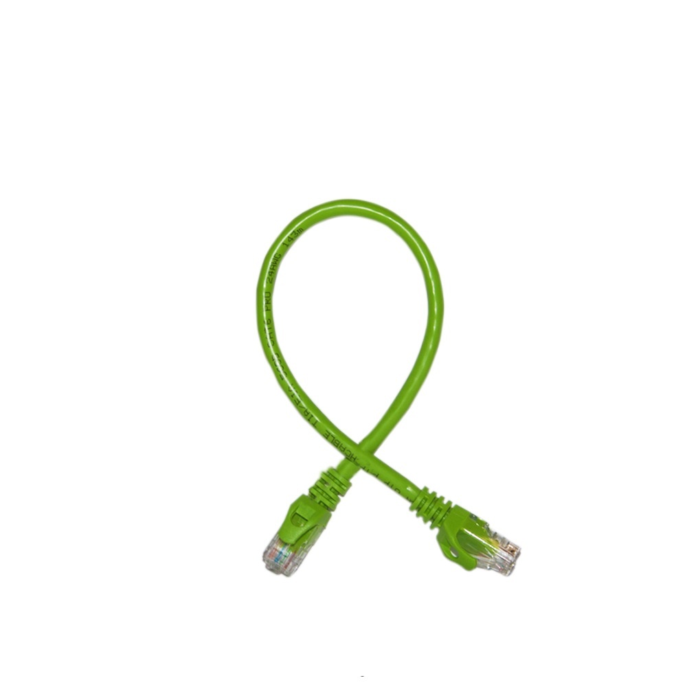 Enson Cable Patch Cat6 UTP RJ-45 Macho - RJ-45 Macho, 30cm, Verde