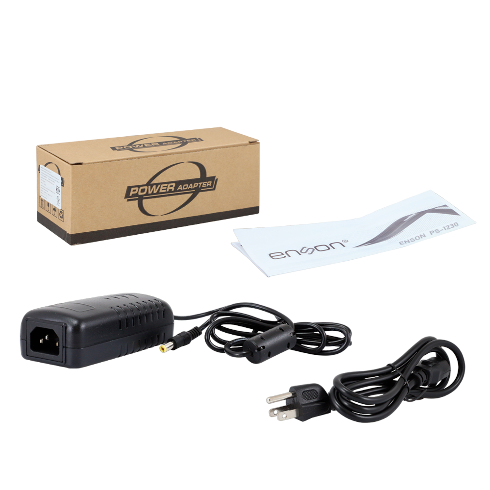 Enson EN-PS-1230 Cargador para Cámara, 3A, 12V 